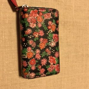 Coach flower wallet